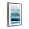 Stupell Industries Water Inspired Ombre Framed Floater Canvas Wall Art